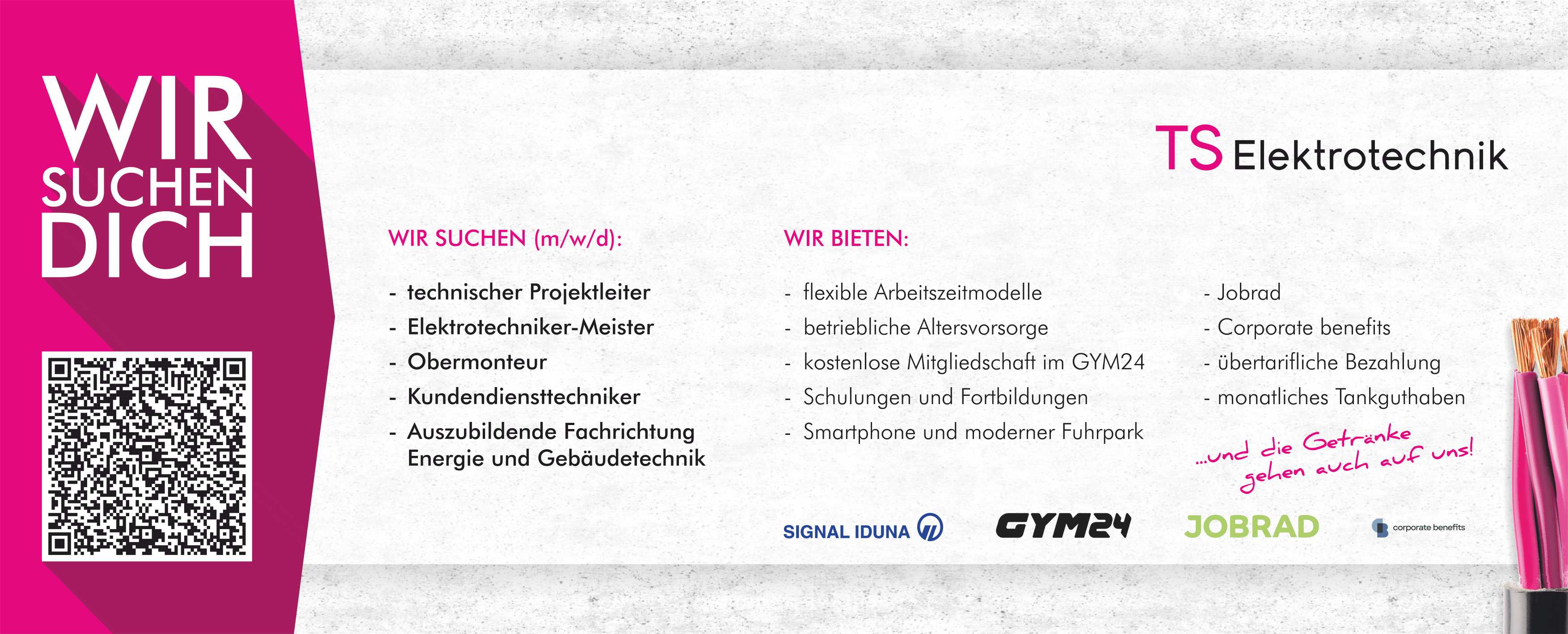 Wir suchen Sie!